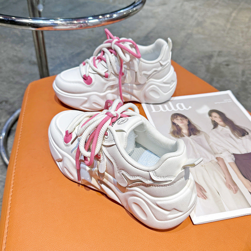 Damen Chunky Sneakers mit innovativem Design und atmungsaktiver Obermaterialstruktur EB