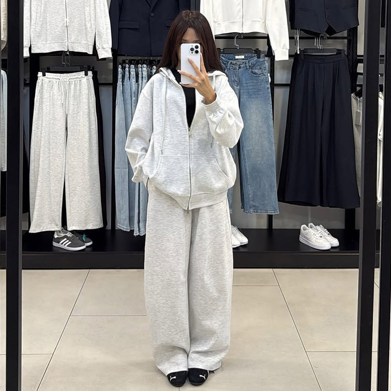 Damen bequemer und stylischer Kapuzenset EB