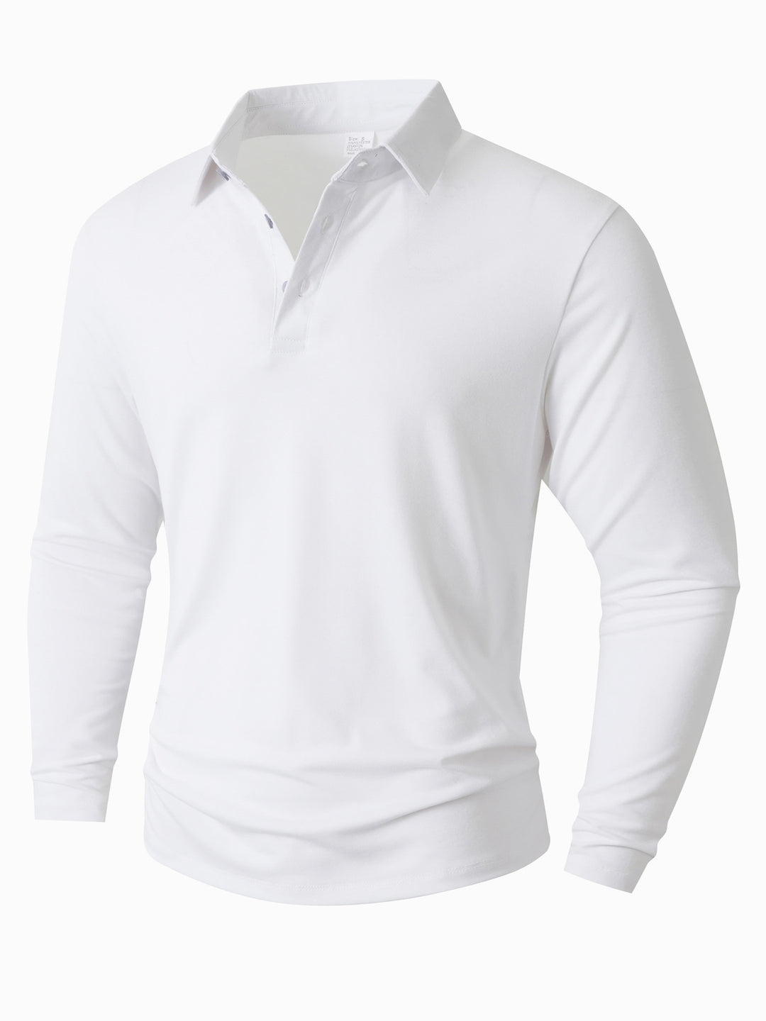 Herren Langarm Poloshirt mit modernem Schnitt EB