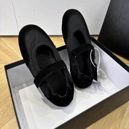 Damen elegante Mary Jane Ballerinas mit verstellbarem Riemchen EB