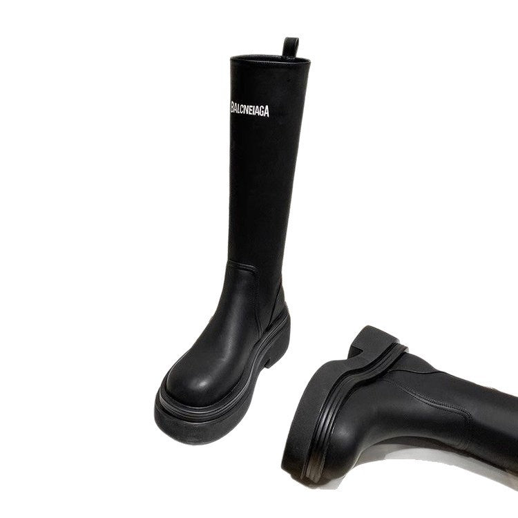 Damen Strapazierfähige und modische Stiefel mit hohem Schaft EB