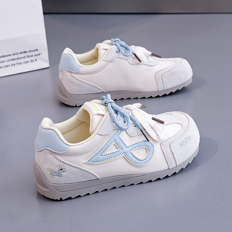 Damen modische Sneakers mit atmungsaktivem Obermaterial und sportlichem Komfort EB