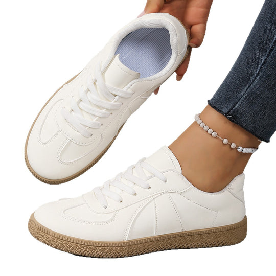 Damen Sneakers mit klassischer Schnürung und rutschfester Sohle EB