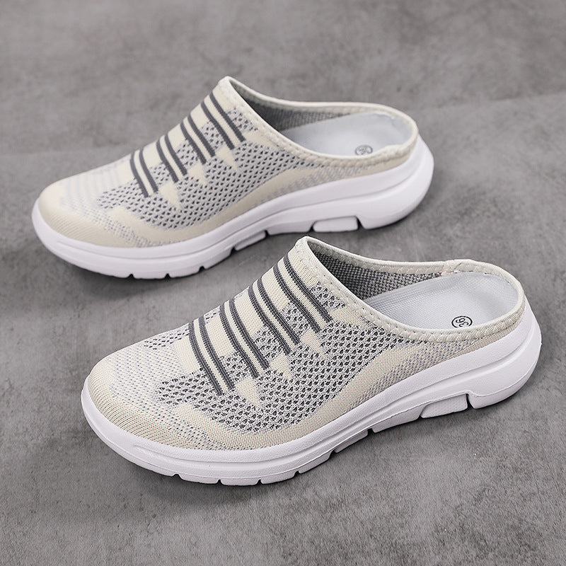 Damen Atmungsaktive Slip-On Freizeitschuhe EB