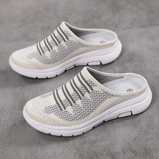 Damen Atmungsaktive Slip-On Freizeitschuhe EB