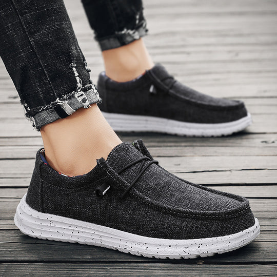 Damen Bequeme Slip-On Freizeitschuhe mit elastischem Einschlupfdesign EB