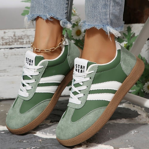 Damen Sportliche Retro Sneakers EB