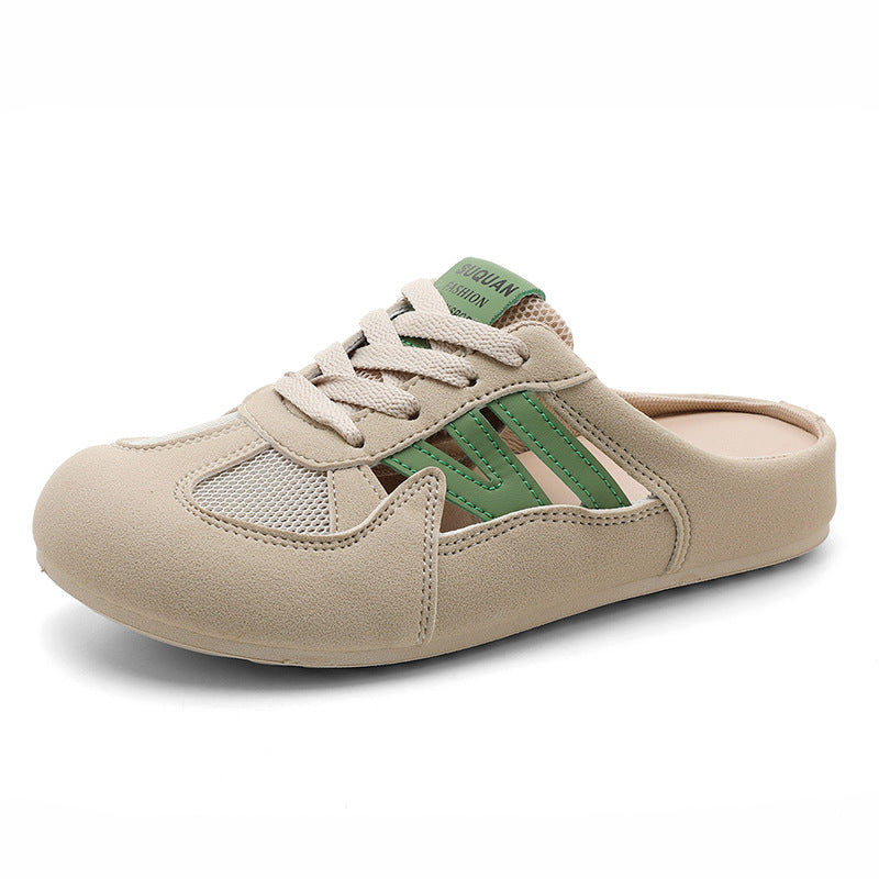Damen Sportliche Clogs mit atmungsaktiver Mesh-Konstruktion und rutschfester Außensohle EB
