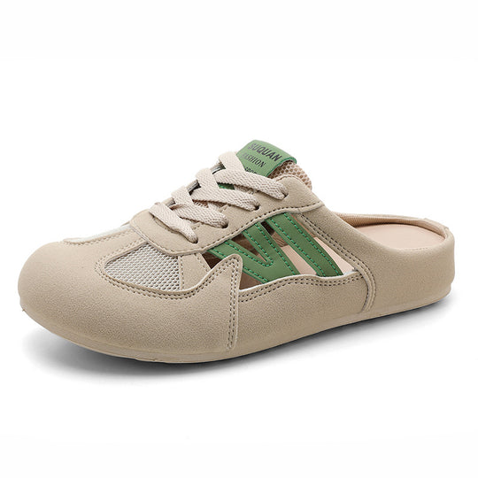 Damen Sportliche Clogs mit atmungsaktiver Mesh-Konstruktion und rutschfester Außensohle EB