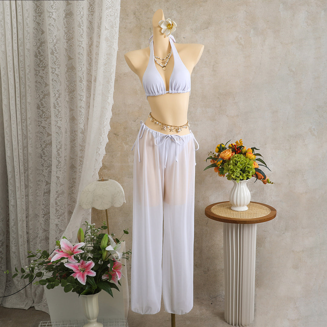 Damen Transparente Strandbekleidung EB