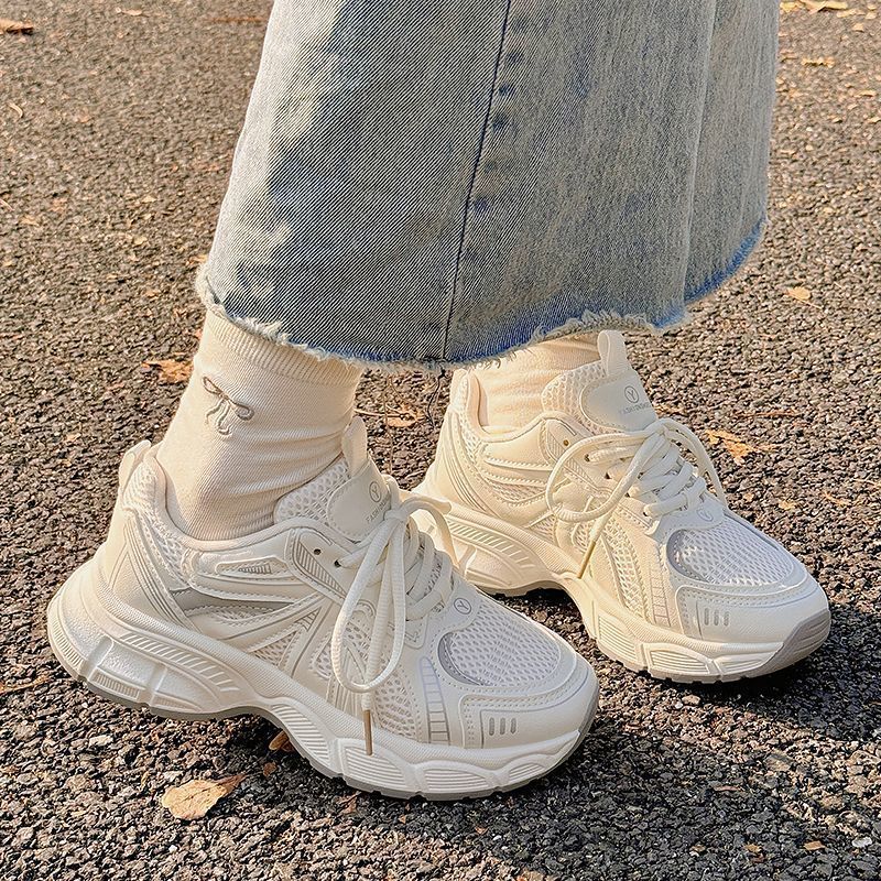 Damen Sportliche Sneakers mit ergonomischer Dämpfung und atmungsaktivem Mesh-Obermaterial EB
