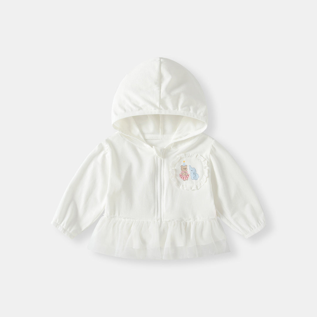 Unisex nan leichte Kapuzen-Sonnenschutz-Windjacke mit elastischen Bündchen EB
