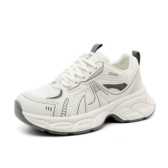 Damen Sportliche trendy Sneakers mit atmungsaktivem Design EB