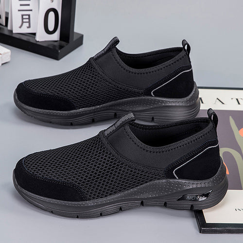 Damen Atmungsaktive Slip-On Sneakers mit ergonomischem Design EB
