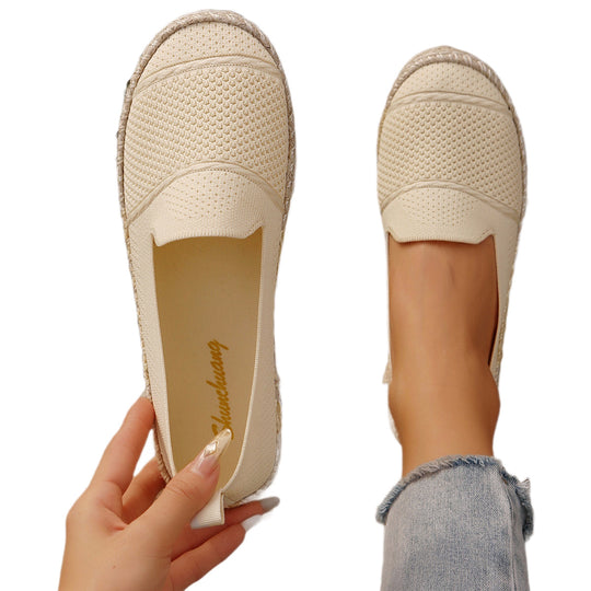 Damen Espadrilles mit atmungsaktivem Netzdesign und flexibler Sohle EB