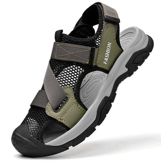 Damen Bequeme und atmungsaktive Outdoor-Sandalen mit rutschfester Sohle EB