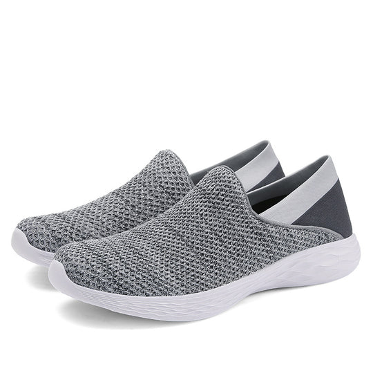 Damen atmungsaktive Slip-On Sneakers mit flexiblem Sohlendesign EB