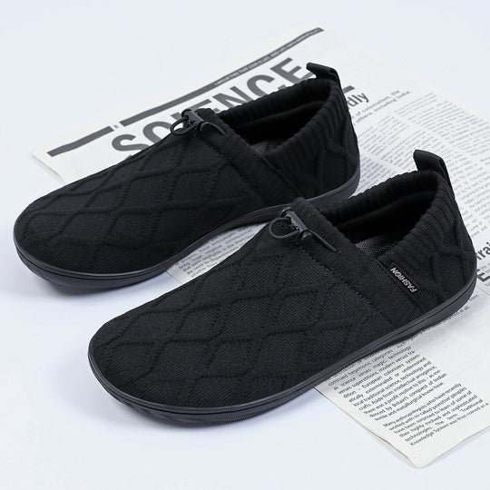 Damen Bequeme Slip-On Freizeit-Schuhe mit elastischem Einstieg und atmungsaktiver Struktur EB