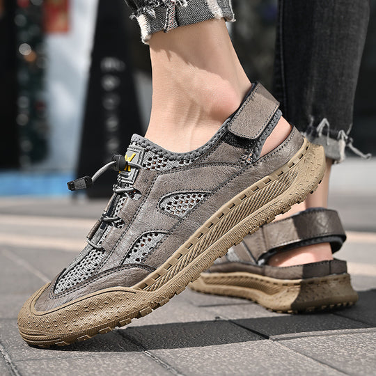 Damen Atmungsaktive Outdoor-Sandalen mit elastischem Schnürsystem EB