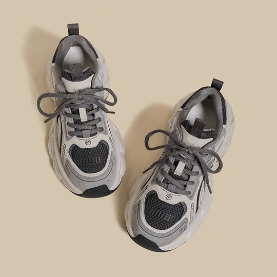 Damen Sportliche und atmungsaktive Sneakers mit dämpfender Sohle EB