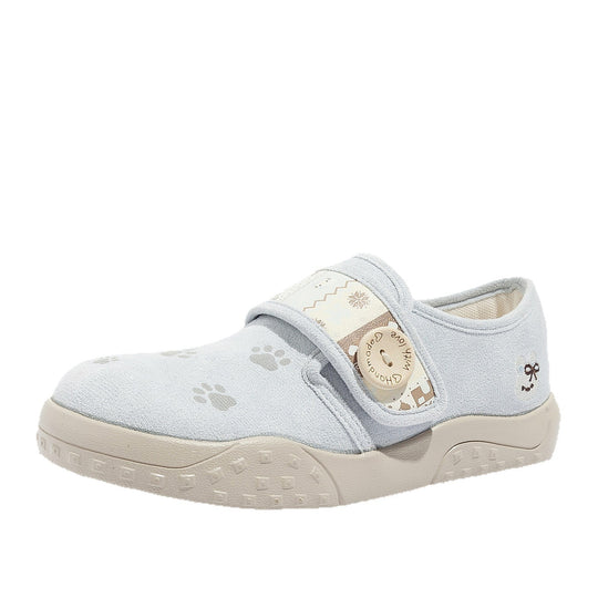 Damen Clogs mit praktischen Klettverschlüssen und tierischen Applikationen EB