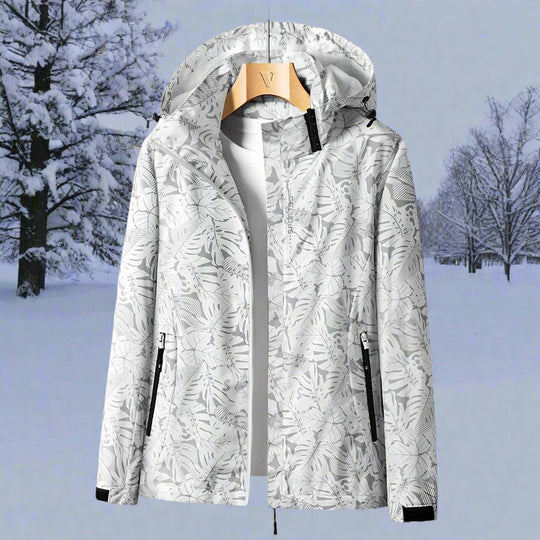 EB | Regenjacke - Leichtes Material - Kapuze & Reißverschluss - Verstellbare Bündchen