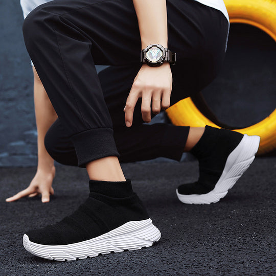 Damen Hochflexible Sport-Sneakers mit elastischem Knöchelschutz EB