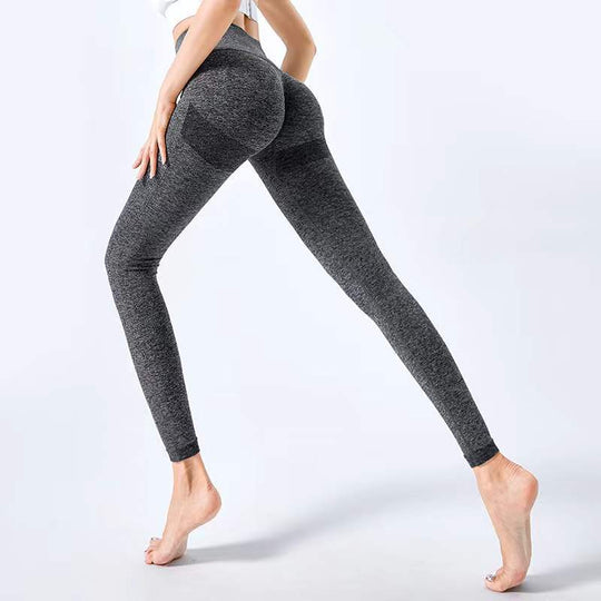 Damen Hochwertige Sportleggings mit hohem Bund und elastischem Material EB