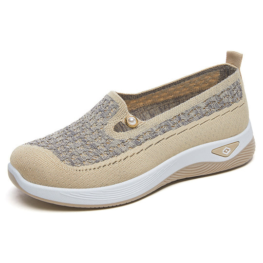 Damen Komfortable Strickschuhe mit ergonomischem Design EB