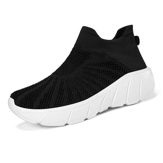 Damen Atmungsaktive Strick-Sneaker mit flexiblem Sohlenprofil EB