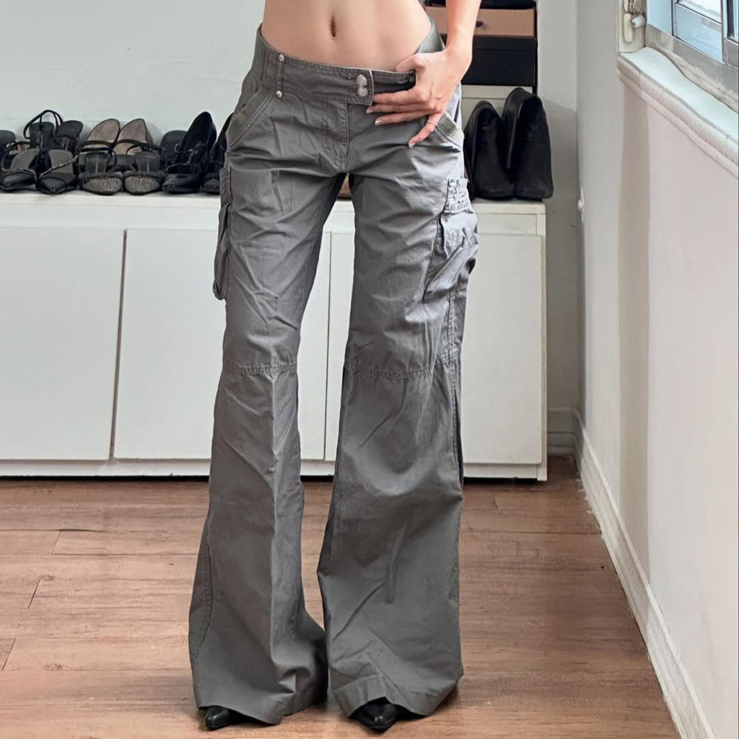 Damen Cargo-Hose mit weitem Schnitt und praktischen Seitentaschen EB