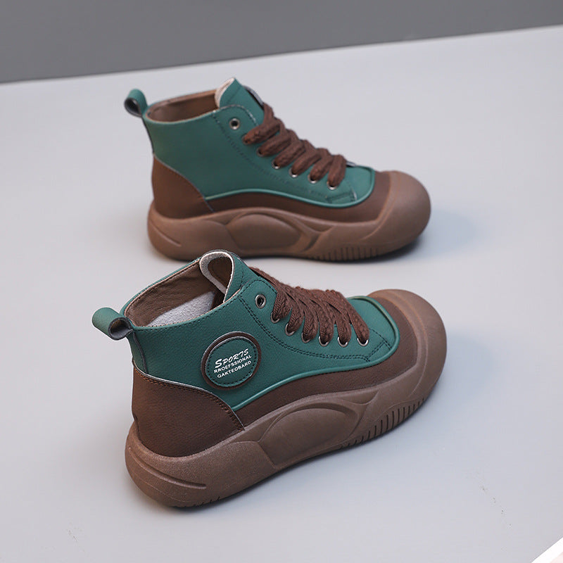 Damen Modische High-Top Sneaker mit rutschfester Sohle und hohem Komfort EB
