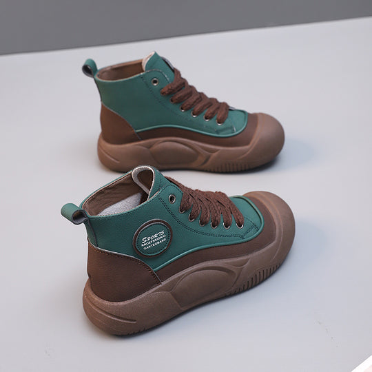 Damen Modische High-Top Sneaker mit rutschfester Sohle und hohem Komfort EB