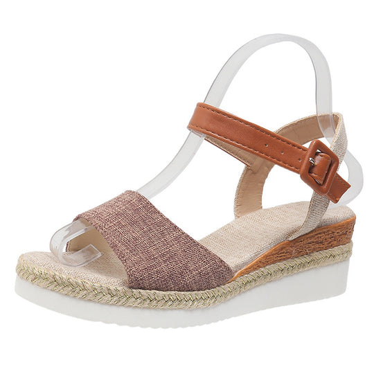 Damen Raffinierte Sandalen im Espadrille-Stil EB