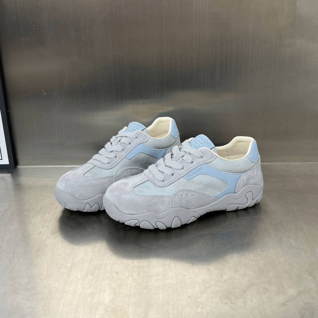 Damen modische Sneakers mit atmungsaktiver Obermaterialkombination und stabiler Laufsohle EB