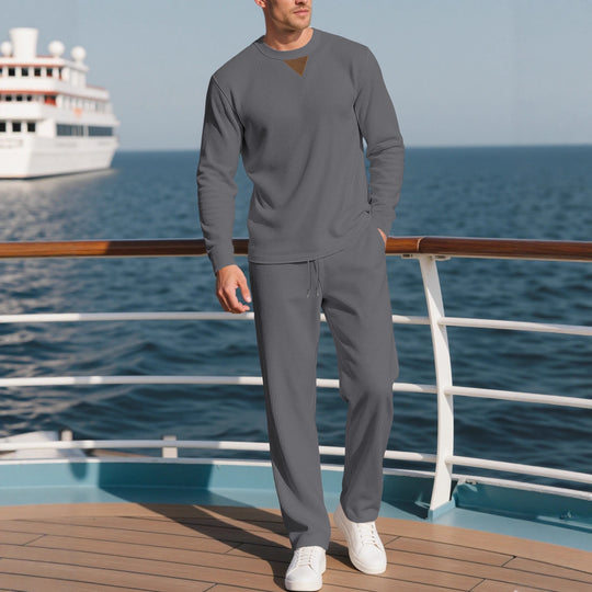 Herren lässiger Pullover und Jogginghose Set EB