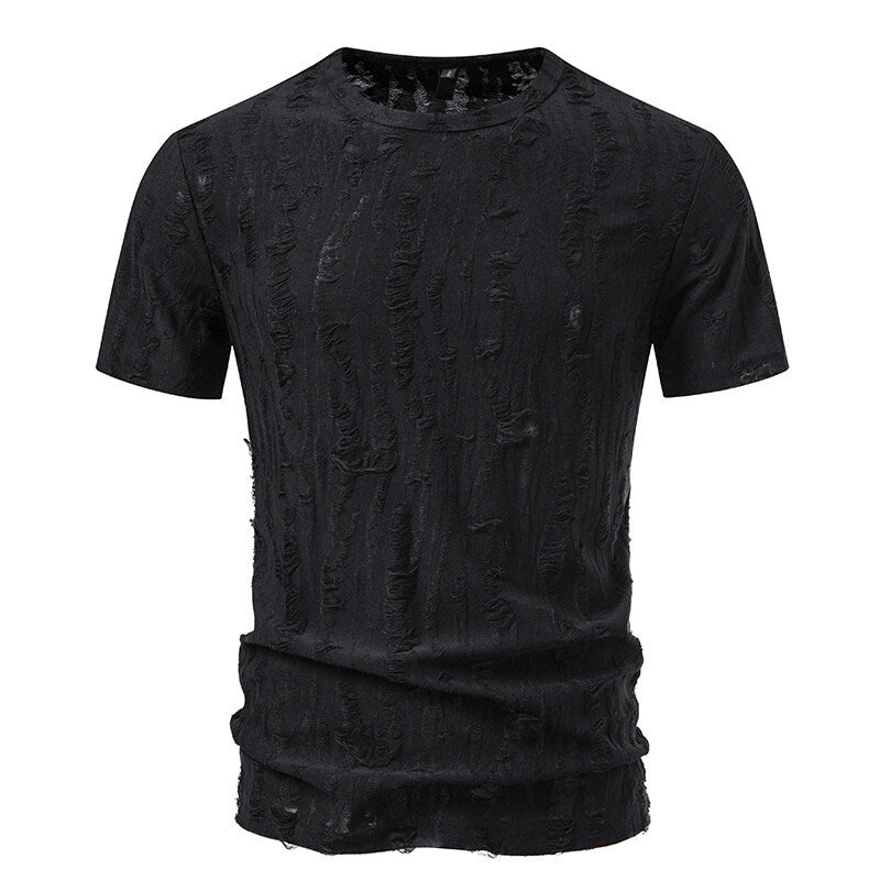 Herren T-Shirt mit strukturiertem Vintage-Design EB
