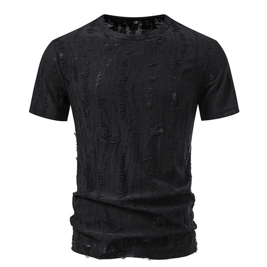 Herren T-Shirt mit strukturiertem Vintage-Design EB