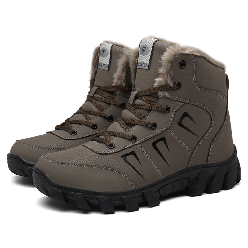 Damen isolierte Winterstiefel mit rutschfester Sohle und wärmendem Innenfutter EB