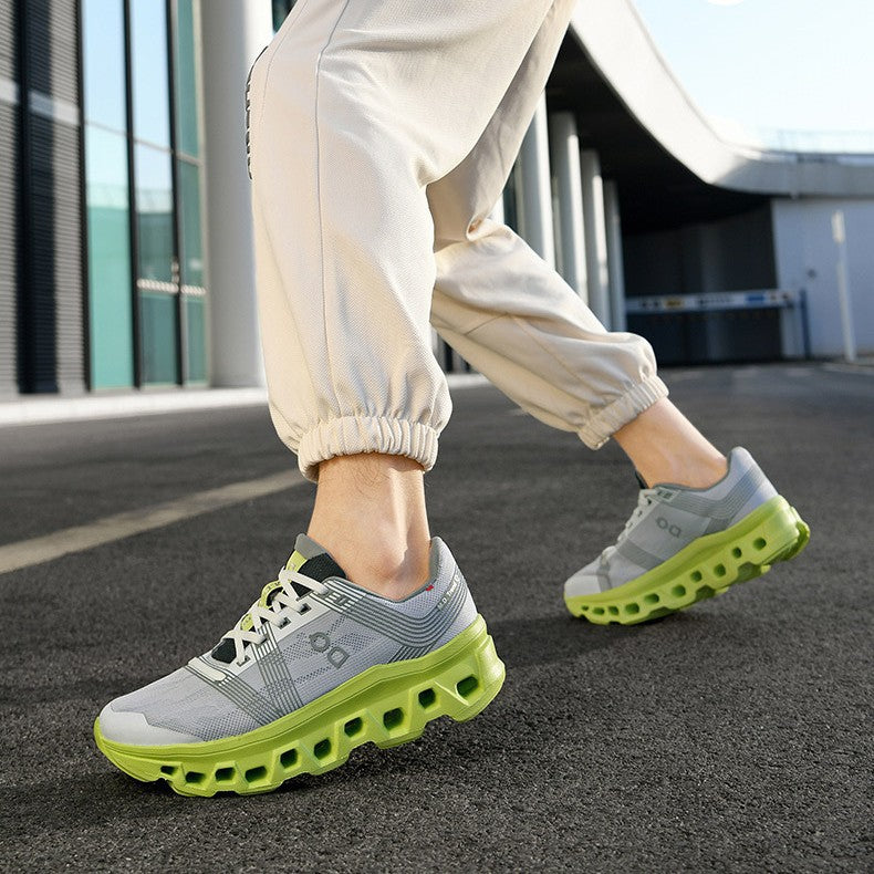Unisex leichte Straßenlauf-Sneaker mit hochdynamischer Rebound-Zwischensohle und atmungsaktivem Strickoberteil EB