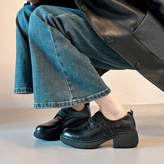 Damen komfortable Sneaker mit elastischem Klettverschluss EB