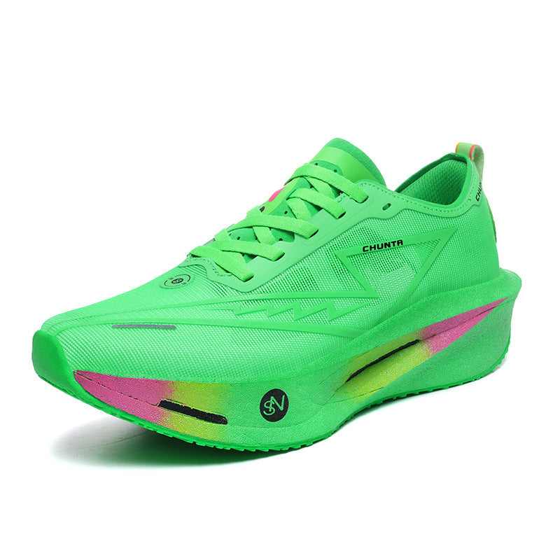 Unisex leichter Performance Laufschuh mit gedämpfter Plateausohle und atmungsaktivem Mesh EB
