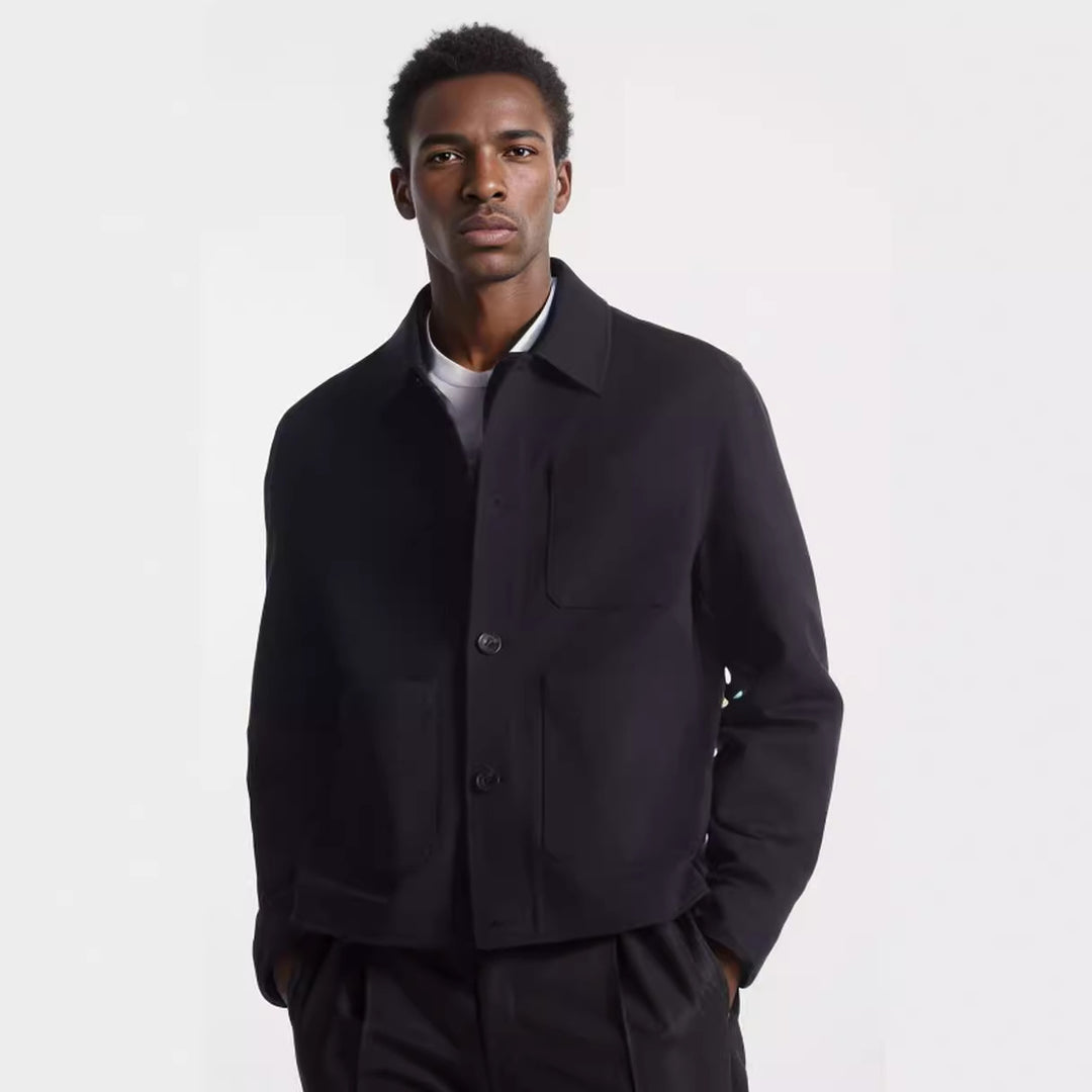 Herren modische Utility-Jacke mit praktischen Taschen und modernem Design EB