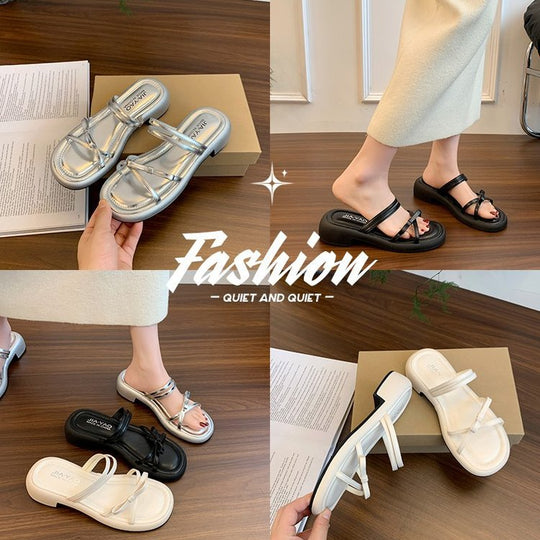 Damen modische Riemchensandalen im eleganten Design EB