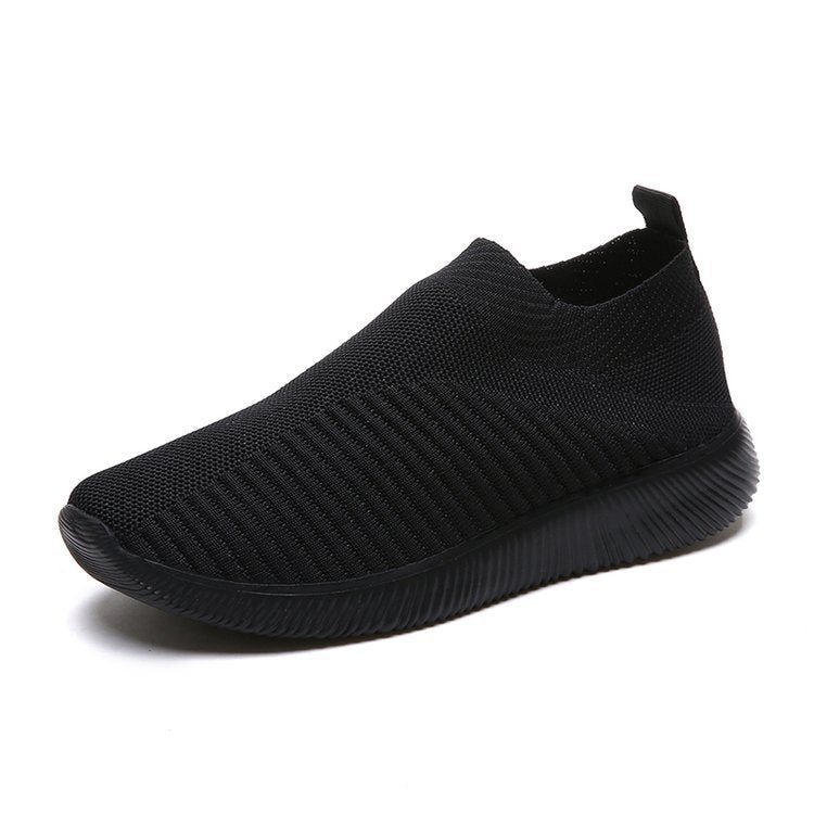 Damen atmungsaktive Sneaker mit elastischem Obermaterial und rutschfester Sohle EB