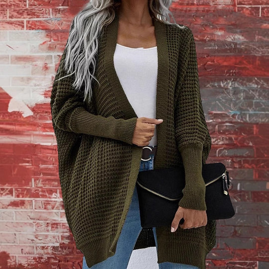 Damen Oversized Strickjacke EB