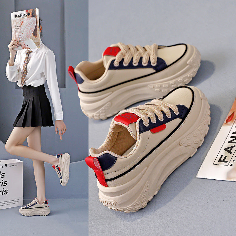 Damen modische Chunky Sneaker mit dämpfendem Komfort EB