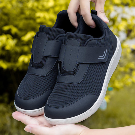 Damen Bequeme Slip-On Sneakers mit atmungsaktivem Mesh-Obermaterial EB