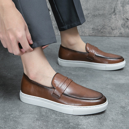 Herren elegante Mokassins mit sportlichem Design EB