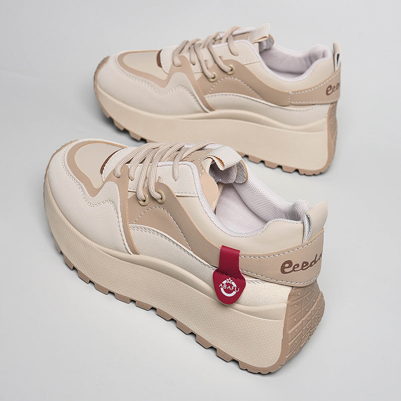 Damen Sportliche Chunky Sneakers mit hohem Tragekomfort und rutschfester Sohle EB